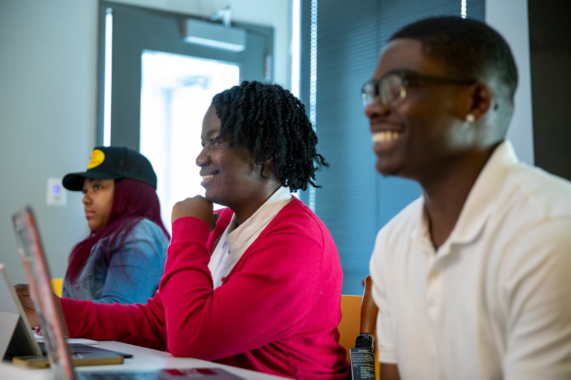 Bowie State students in an entrepreneurship session